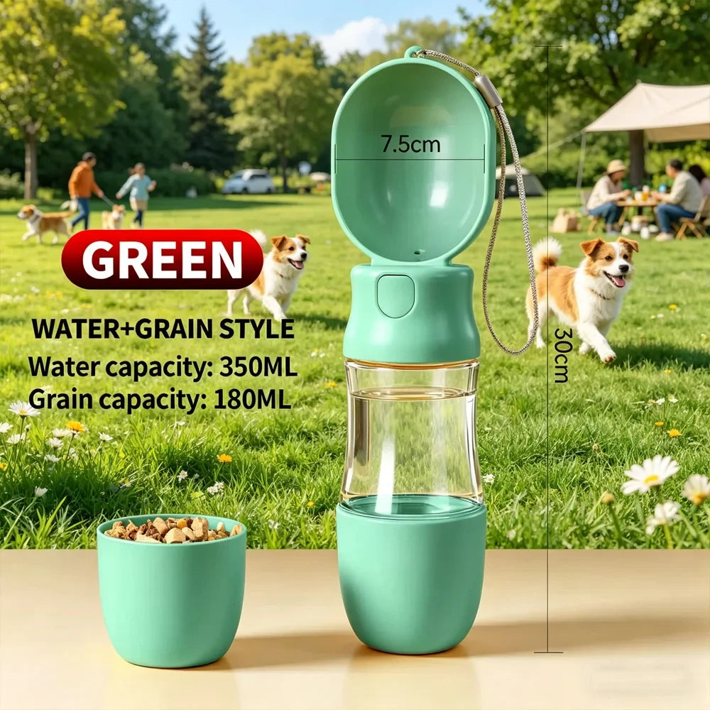2-in-1 Pet Travel Bottle