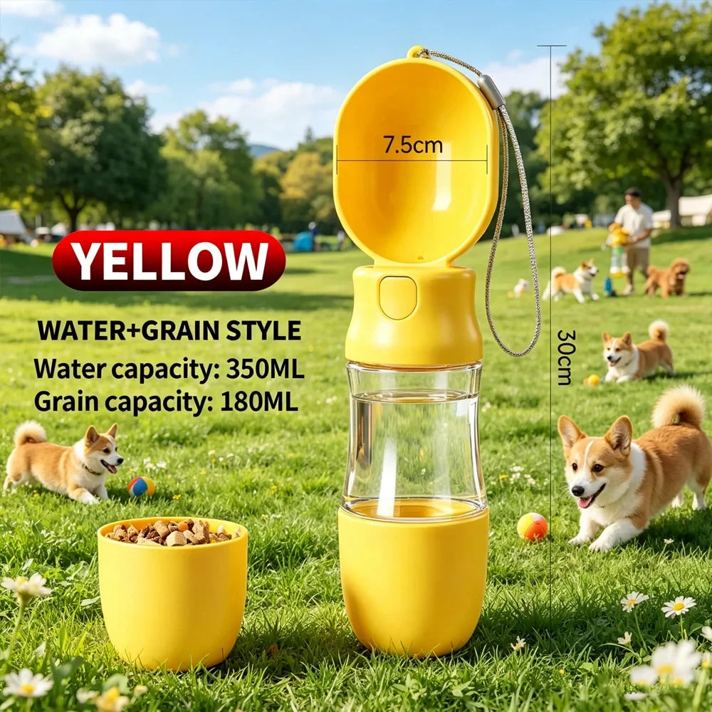 2-in-1 Pet Travel Bottle