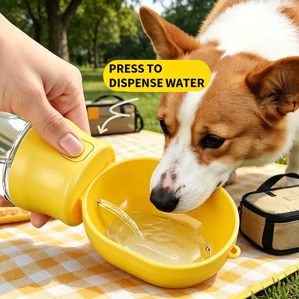 2-in-1 Pet Travel Bottle